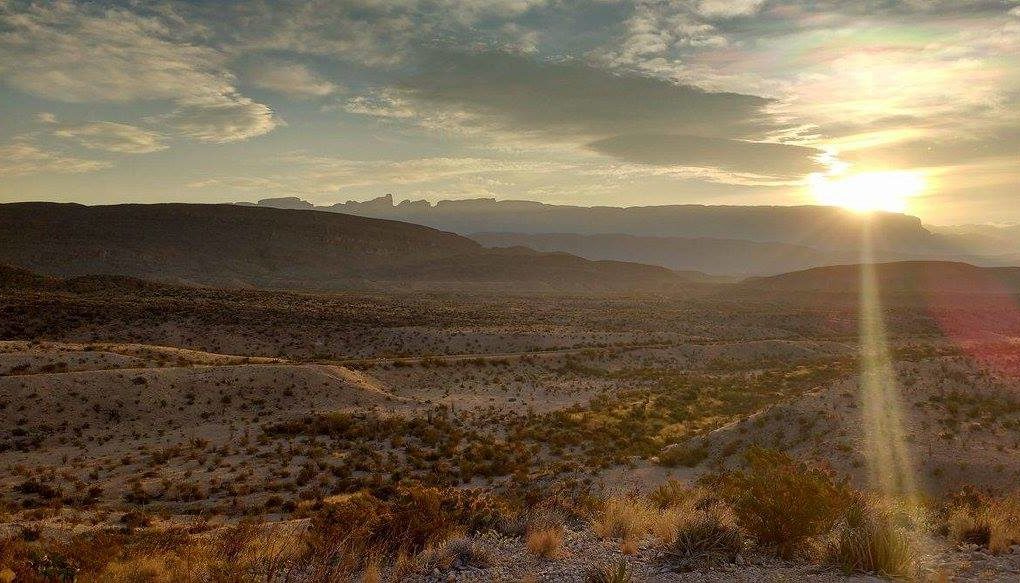Floodplains of the Rio Grande River, making up the Texas/Mexico border in Big Bend National Park, for Ellen Blazer's travel blog To Travel and Bloom