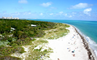 Overlooking Key Biscayne from the Cape Florida Lighthouse, for Ellen Blazer's travel blog To Travel and Bloom