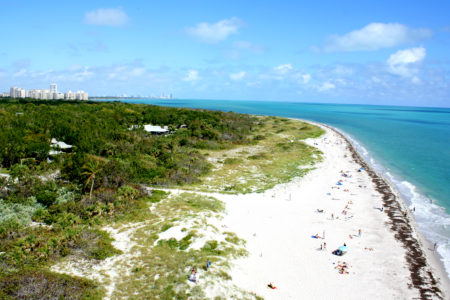 Overlooking Key Biscayne from the Cape Florida Lighthouse, for Ellen Blazer's travel blog To Travel and Bloom