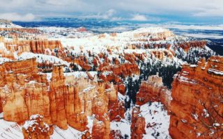 Bryce Canyon during my winter road trip, for Ellen Blazer's travel blog To Travel and Bloom
