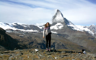 Hiking at the Matterhorn from Zermatt, Switzerland, for Ellen Blazer's travel blog To Travel and Bloom