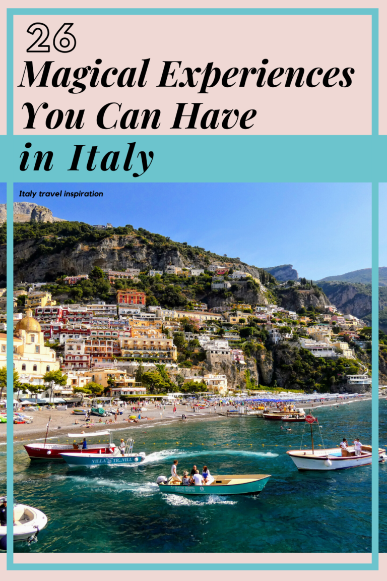 26 Magical Experiences You Can Have in Italy 26 Magical Experiences You Can Have in Italy Pinterest Pin 768x1152 - 26 Magical Experiences You Can Have in Italy