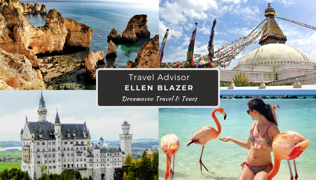 Ellen Blazer is a Travel Agent/Travel Advisor for Dreamavoo Travel & Tours. She runs the travel blog To Travel and Bloom.