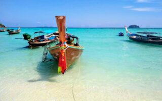 Longtail boats in Koh Lipe 320x200 - What To Do in Koh Lipe - My Favorite Thai Island