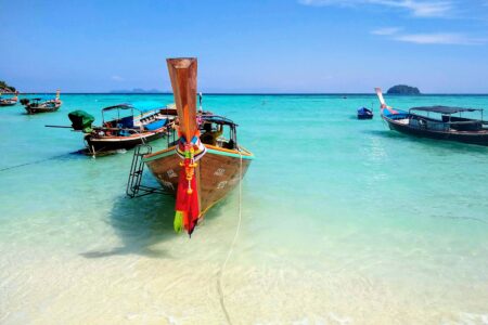 What To Do in Koh Lipe - My Favorite Thai Island Longtail boats in Koh Lipe 450x300 - What To Do in Koh Lipe - My Favorite Thai Island