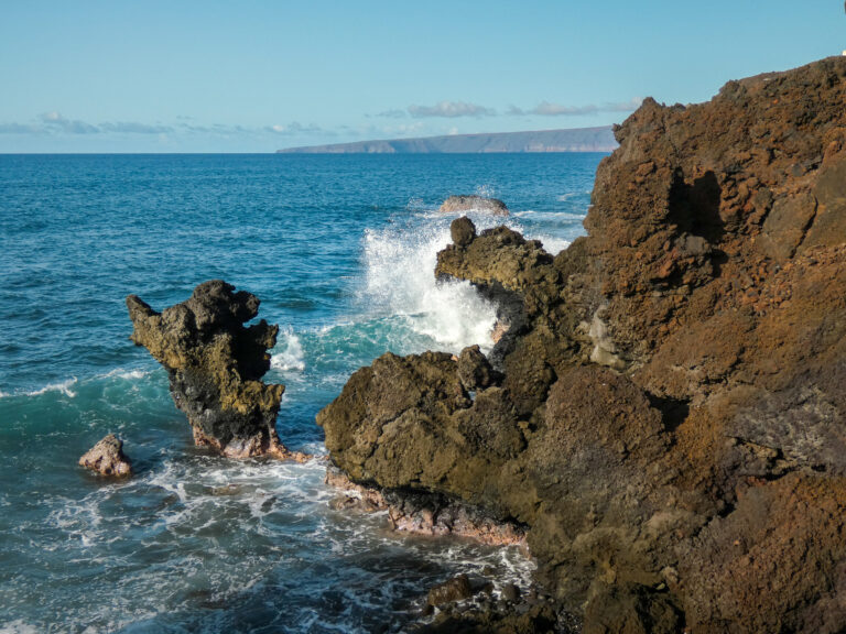 Traveling to Maui during COVID may not be what you expect! Volcanic Rocks along the Ocean 768x576 - Traveling to Maui during COVID may not be what you expect!